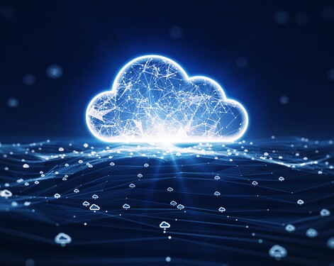 migration services cloud illustration
