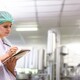 woman ensuring quality