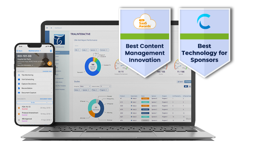 Optimize processes with Trial Interactive's award-winning eClinical solutions and CTMS systems for clinical trial management