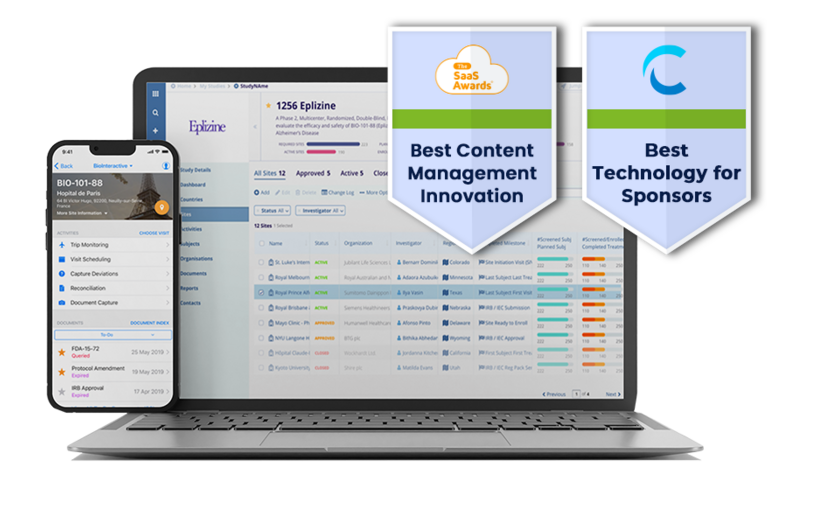 eFeasibility and eTMF platform
